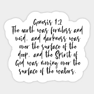 Genesis 1:2 Sticker